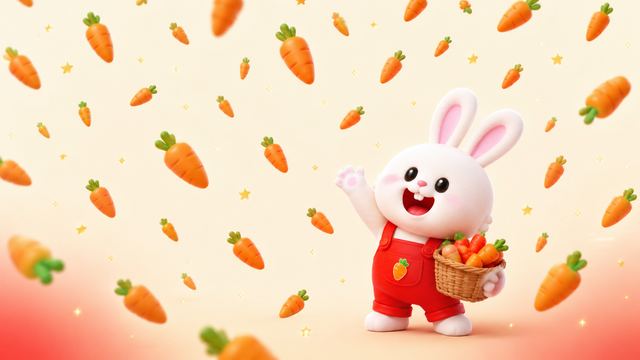 Carrot rain wallpaper