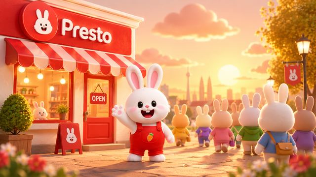 Presto storefront wallpaper
